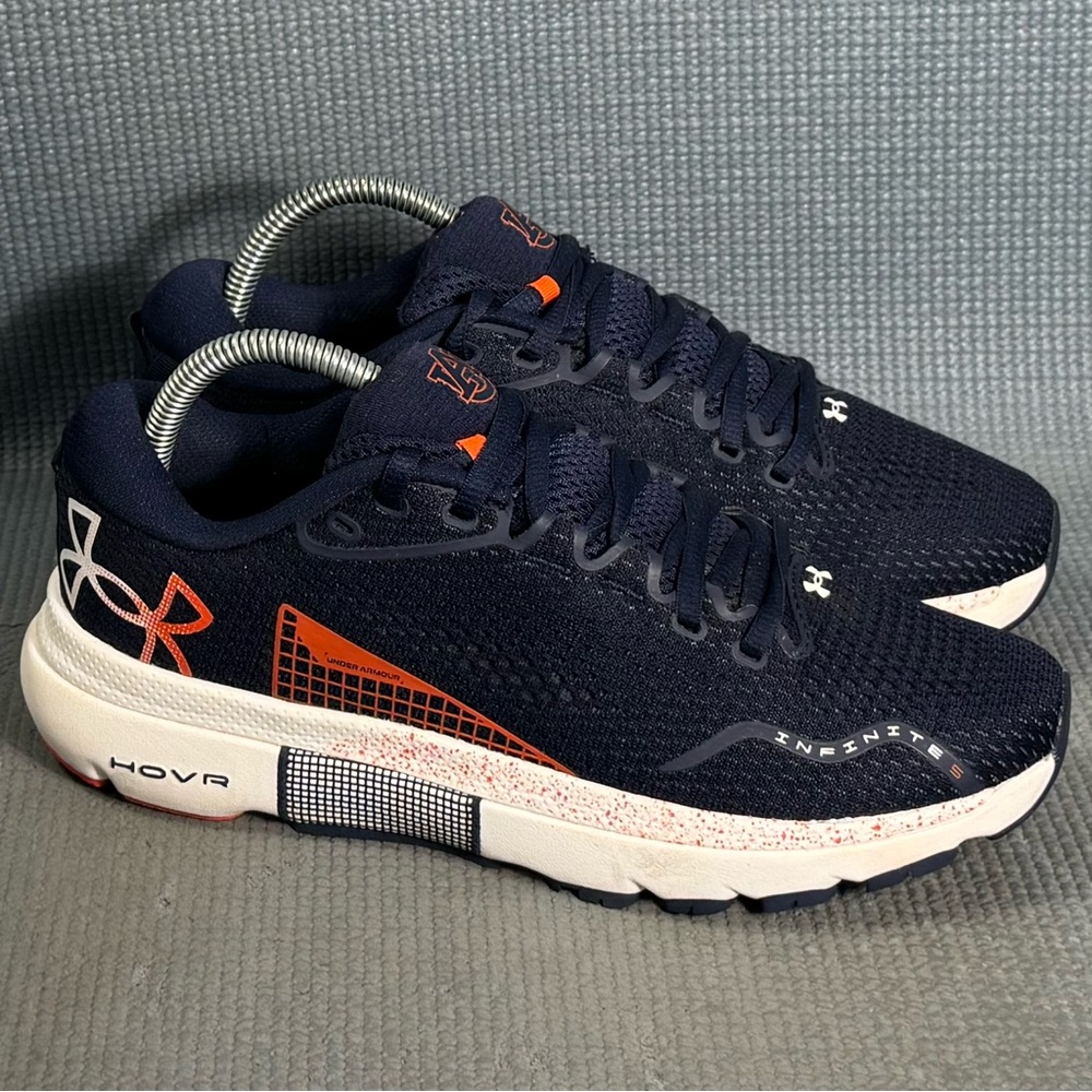 Under Armour Women’s UA Navy Auburn Tigers‎ Infinite 5 Running Shoes Size 8.5